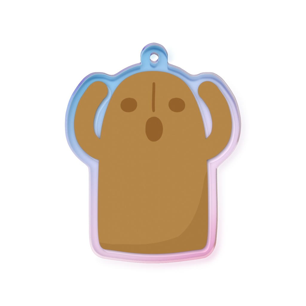 ハニワのオーロラアクリルキーホルダー