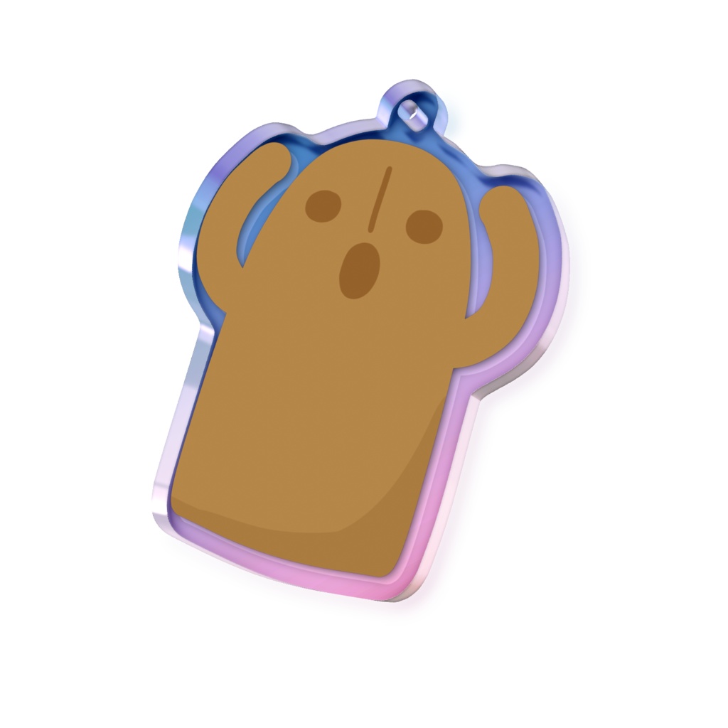 ハニワのオーロラアクリルキーホルダー