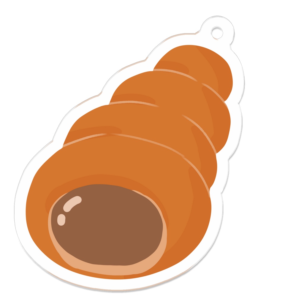 チョココロネのアクリルキーホルダー