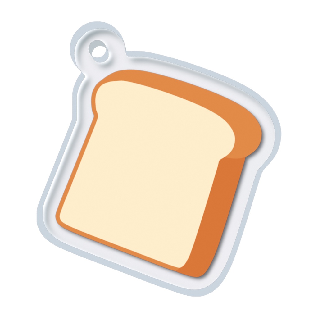 食パンのめじるしチャーム