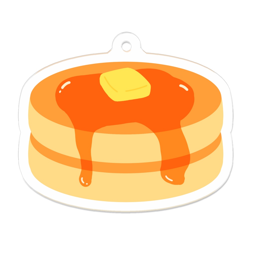 バターとろけるホットケーキアクリルキーホルダー