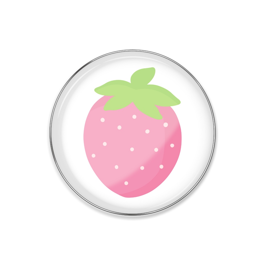 甘酸っぱいときめきイチゴピンバッジ