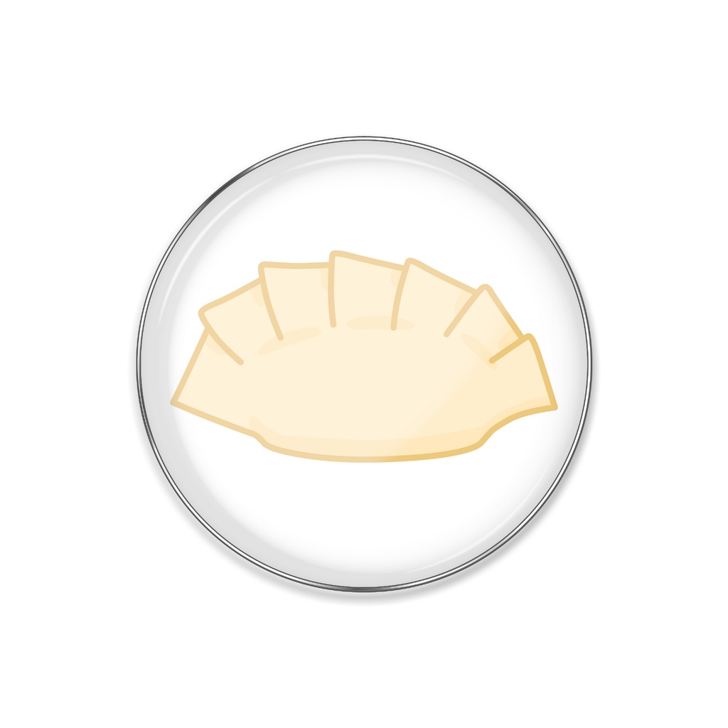 今夜は餃子パーティーピンバッジ