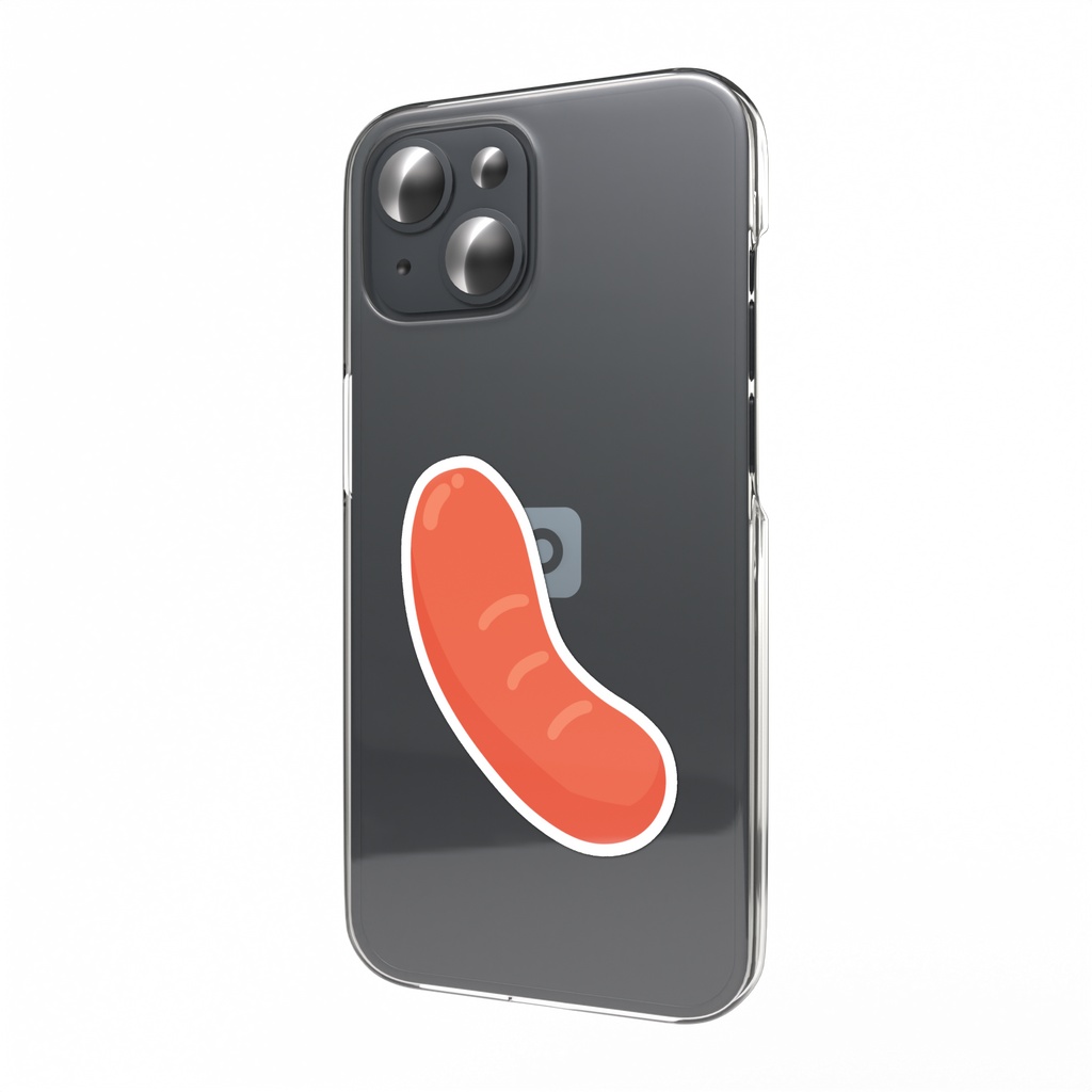 ウインナーのスマホステッカー