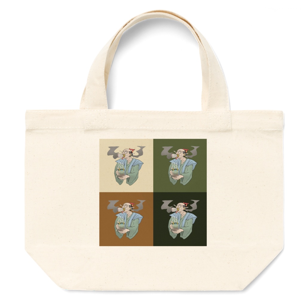 微温湯トートバッグ「提げ物」(大・中・小)