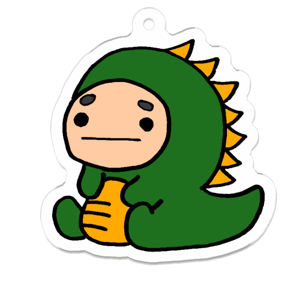 微温湯アクリルキーホルダー「ただたかいじゅう」