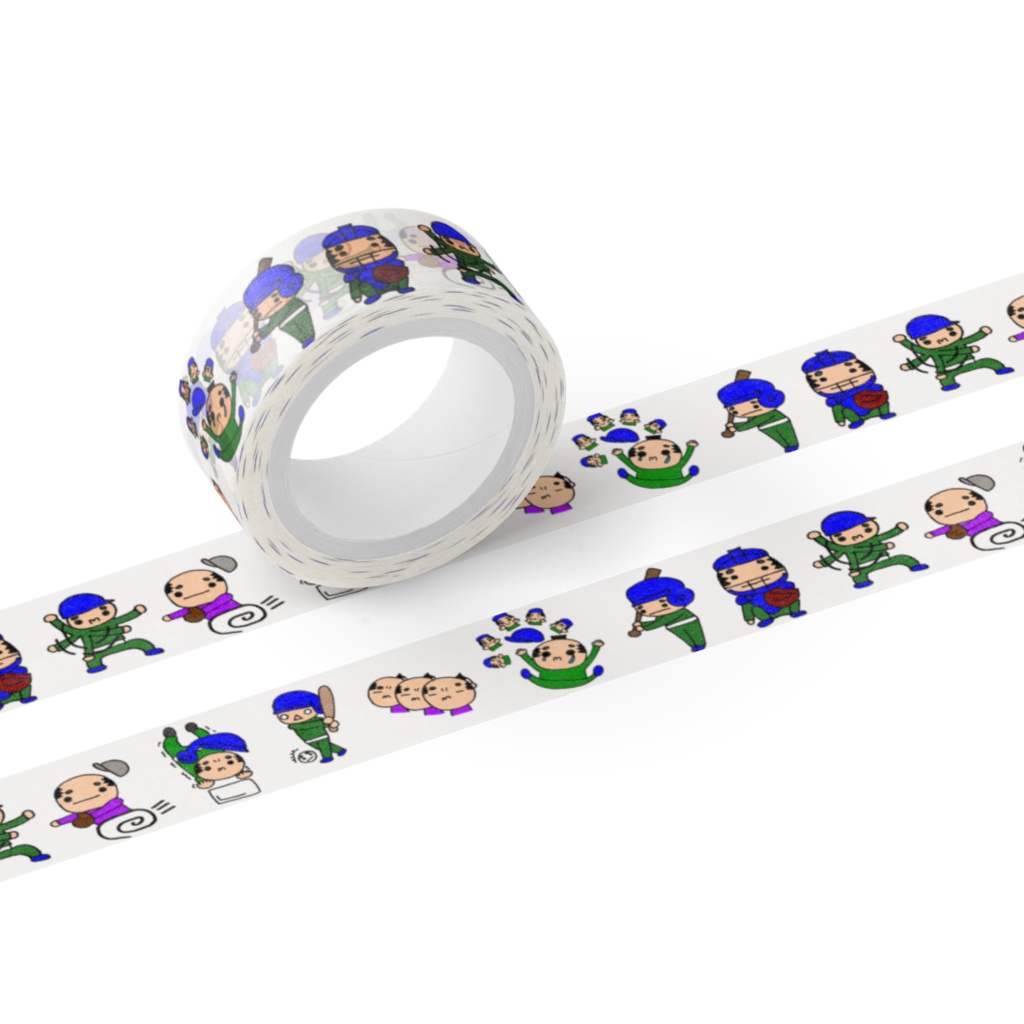 微温湯マスキングテープ「伊能甲子園②」