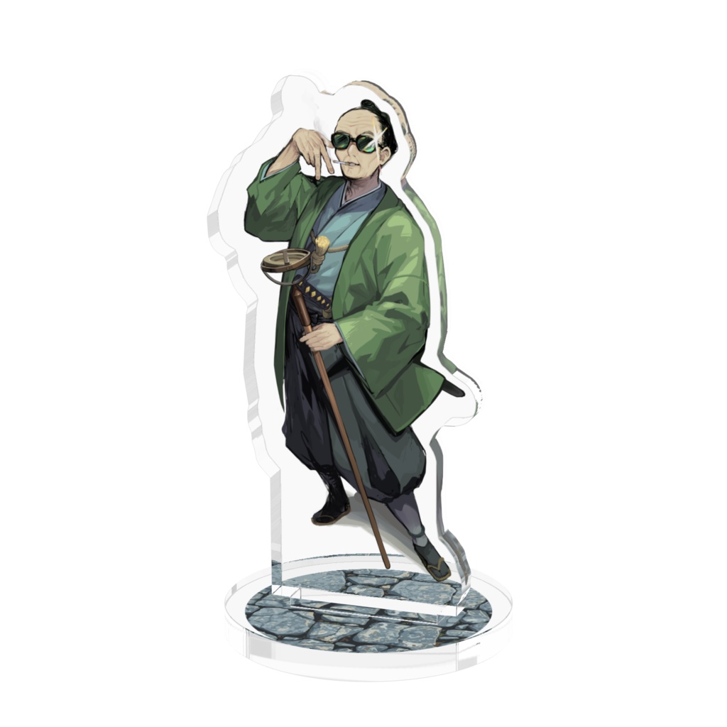 微温湯アクリルスタンド「渋伊能さん」