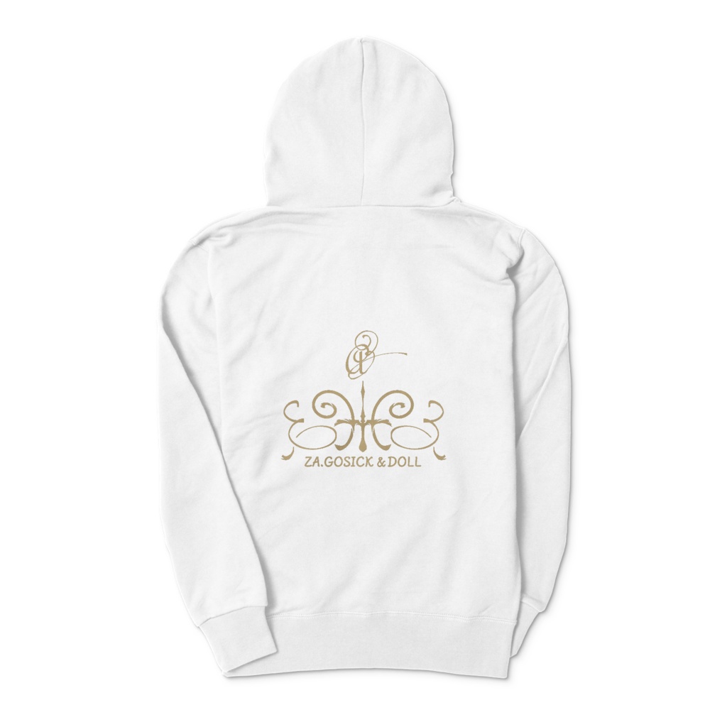 ZA.GOSICK&DOLLグッズ 「ロゴプリント」ジップパーカー