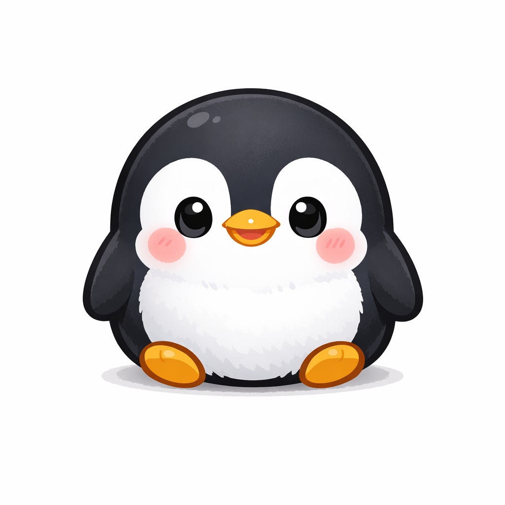 まるっこペンギンのアイコンセット