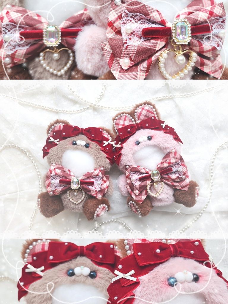 🎀 🐰Fluffy Bunny & Bear 🐻🎀