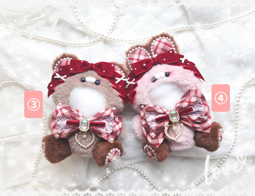 🎀 🐰Fluffy Bunny & Bear 🐻🎀