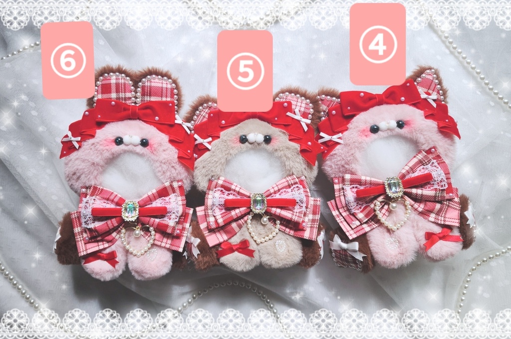 Fluffy Bunny & Bear & Cat 🎀✨