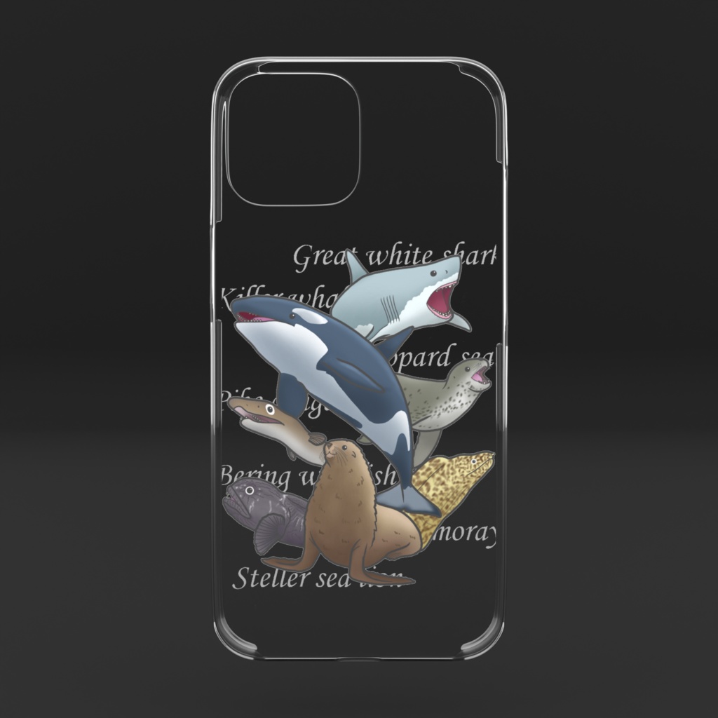 海のギャングたちiPhoneケース(背景透明)