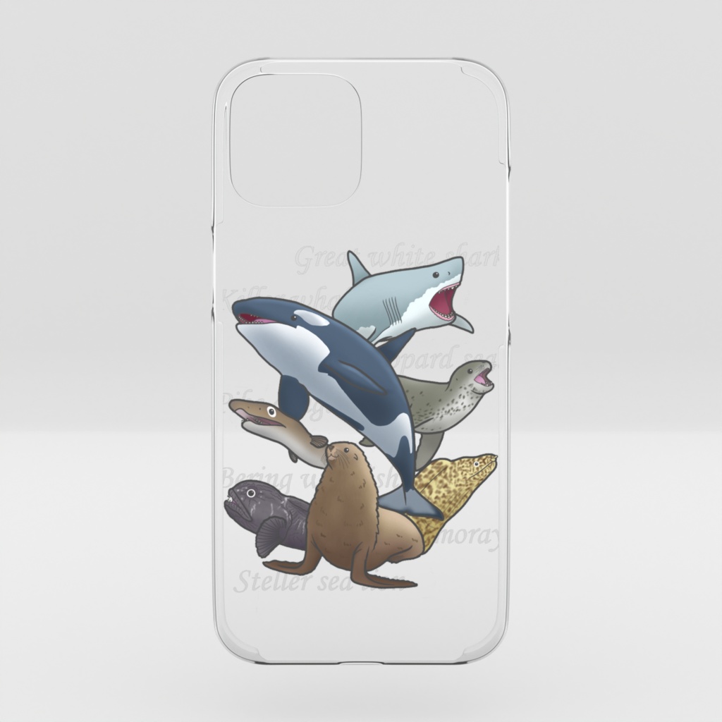 海のギャングたちiPhoneケース(背景透明)