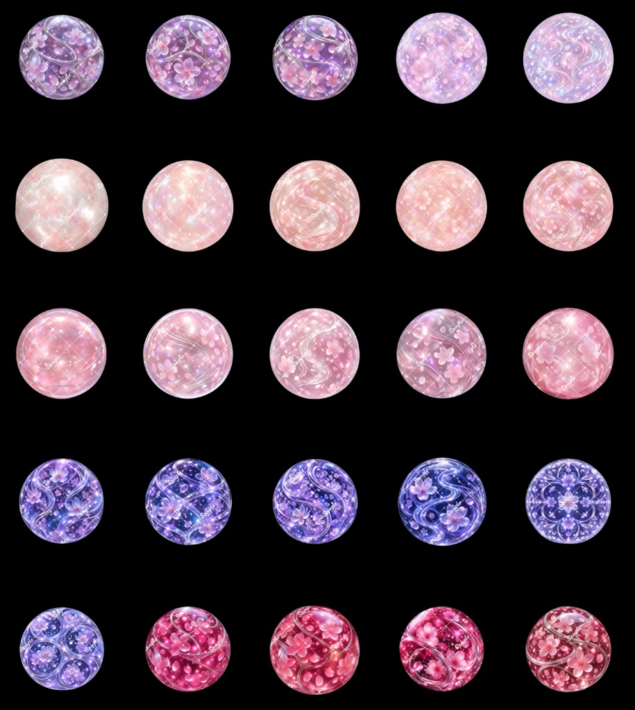 【VRChat】桜モチーフMatcap50種【一部無料】