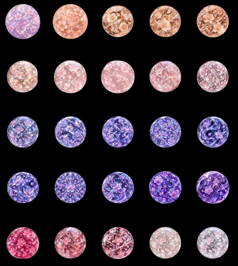 【VRChat】桜モチーフMatcap50種【一部無料】