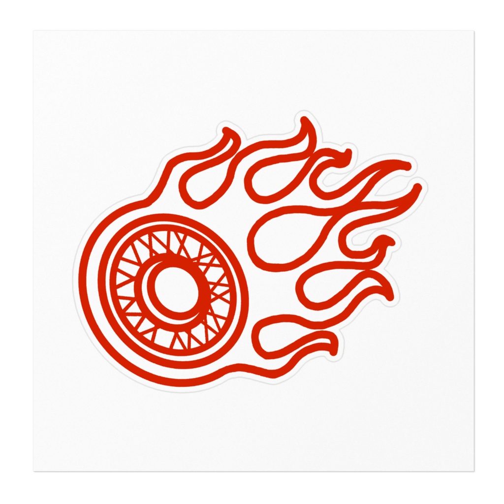 88フレイムスロゴステッカー大