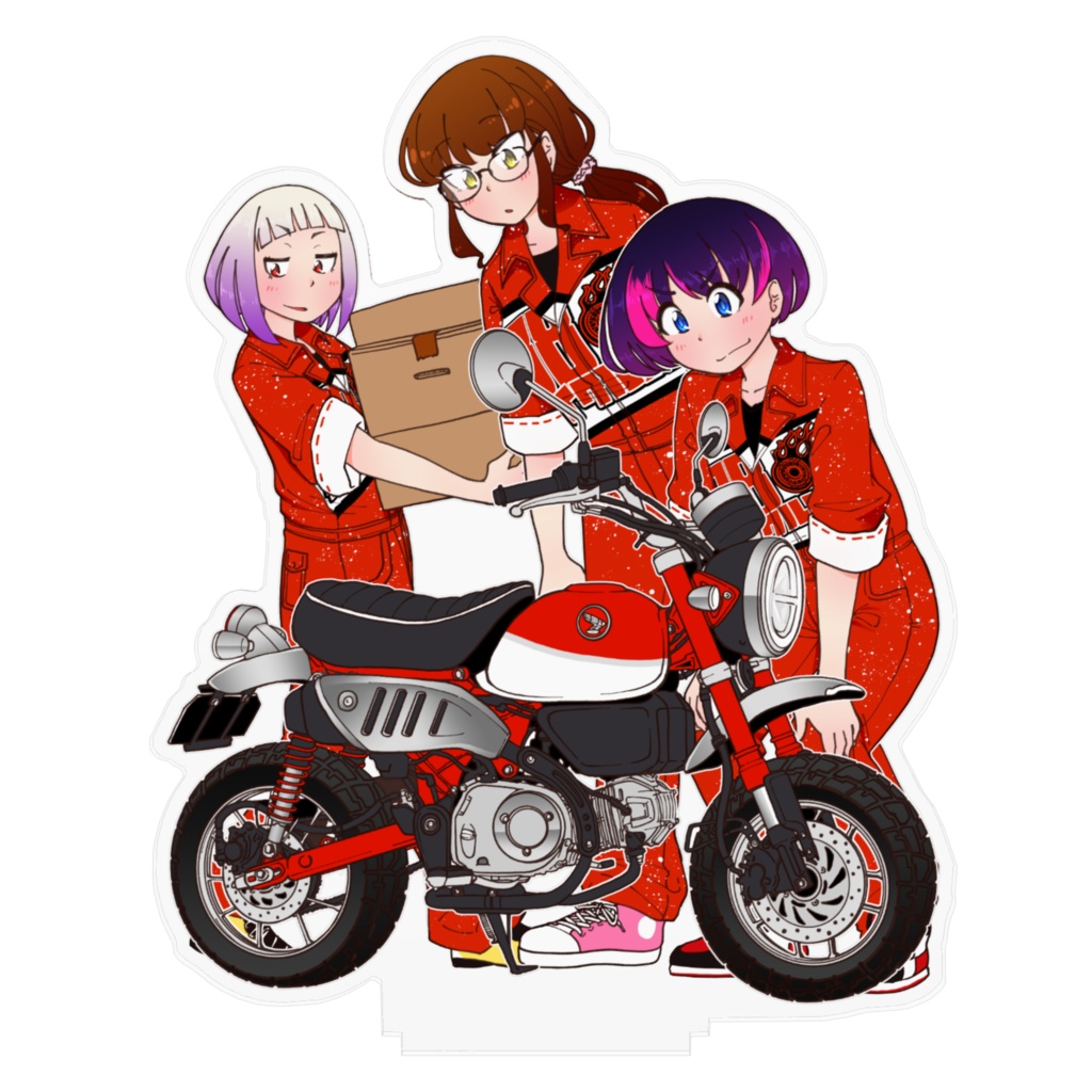 88サイクルズ デカアクリルフィギュア 全員集合