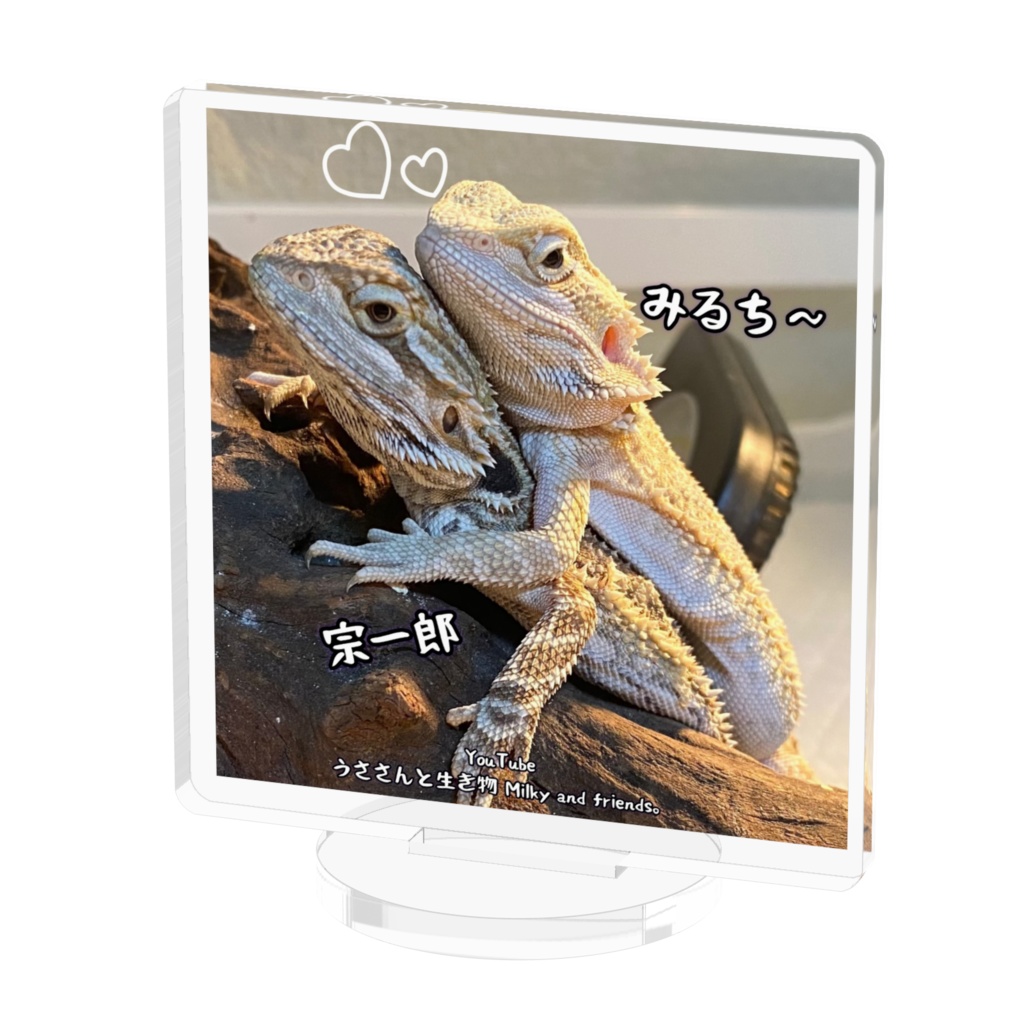 ミルチーと宗一郎アクリルフィギュア