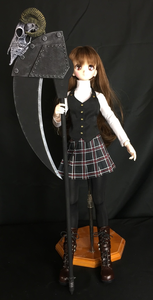 完成品> 60cm・40cmクラスドール用武具 黒山羊の大鎌 - 魔界工房キュクロプス - BOOTH