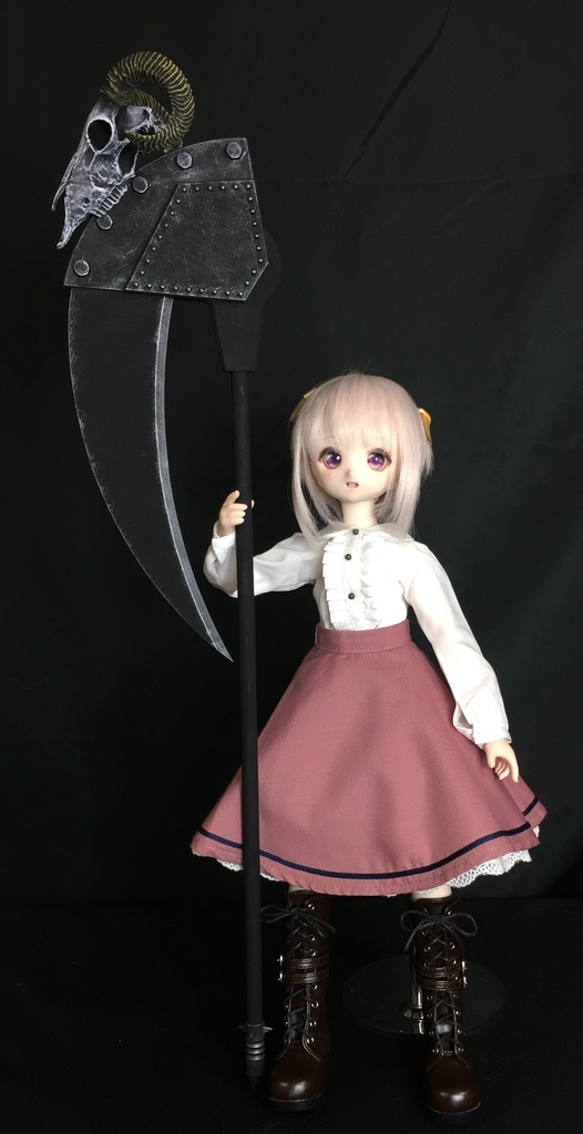 完成品> 60cm・40cmクラスドール用武具 黒山羊の大鎌 - 魔界工房キュクロプス - BOOTH