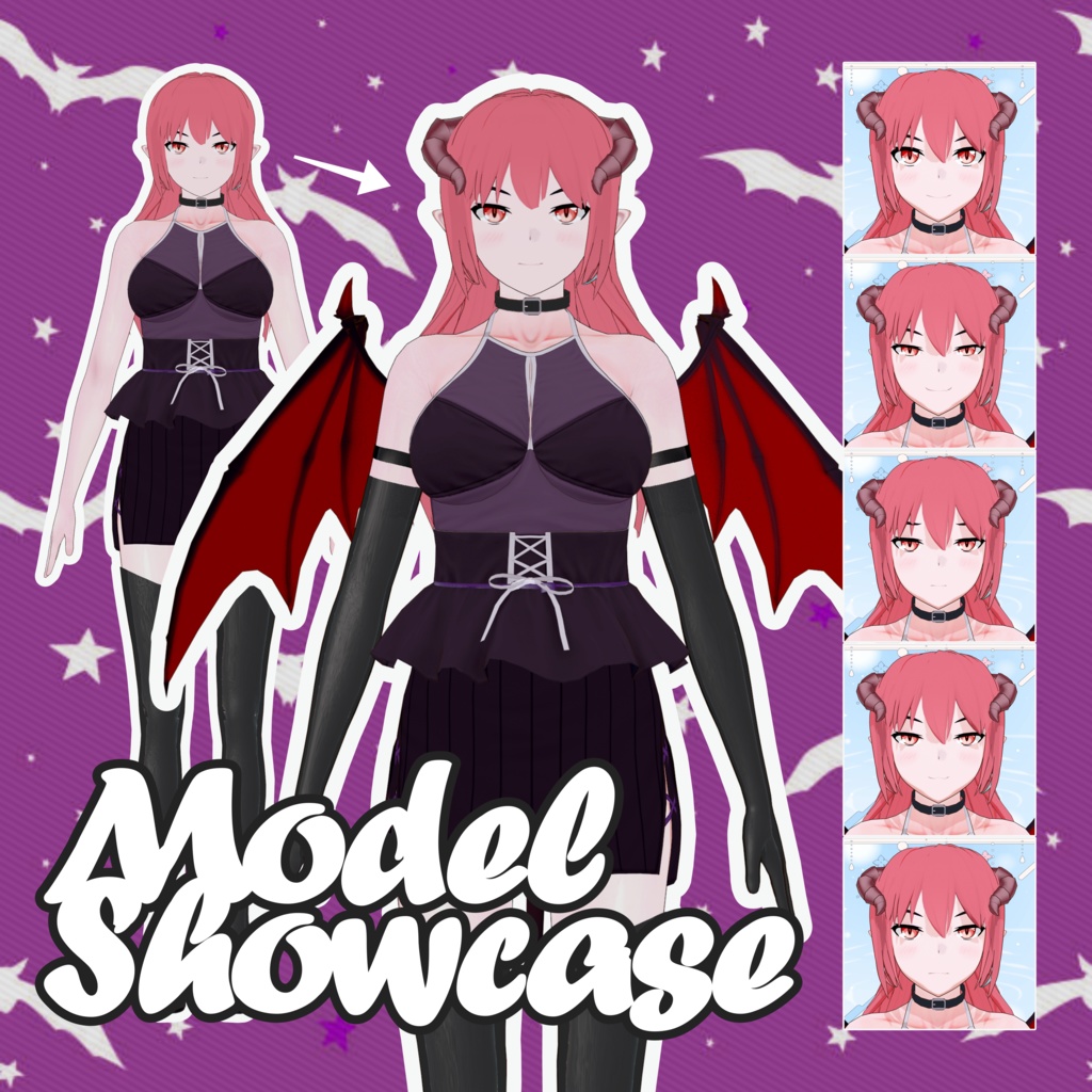 【オリジナル3Dモデル】サキュバスちゃん