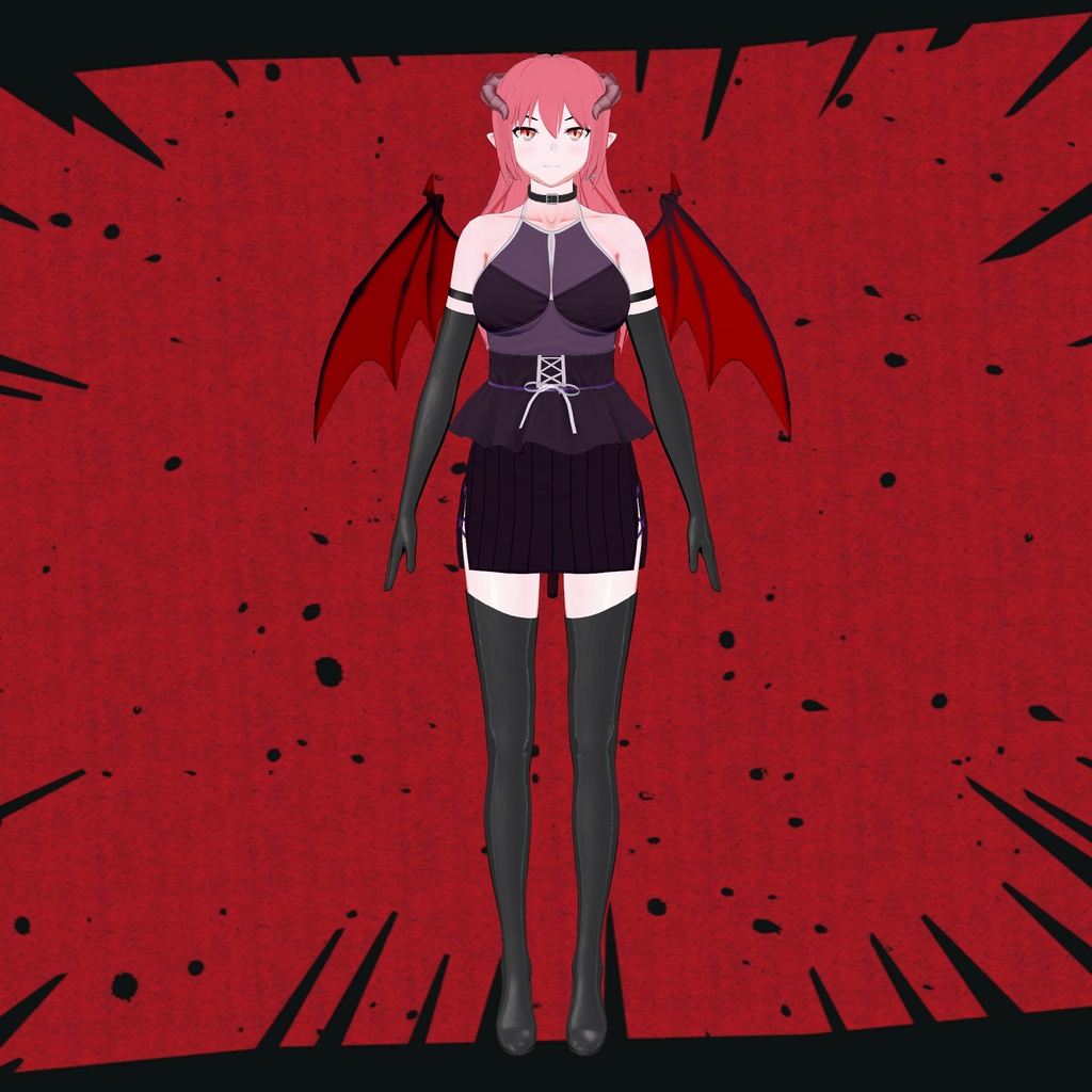 【オリジナル3Dモデル】サキュバスちゃん