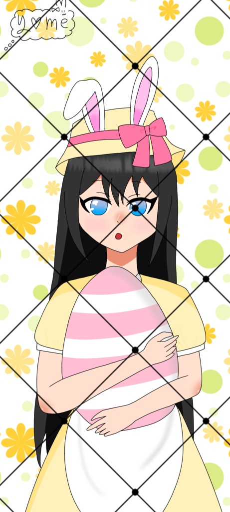 イースター　女の子　壁紙