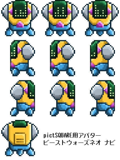 pictSQUARE用アバター ビーストウォーズネオ ナビ