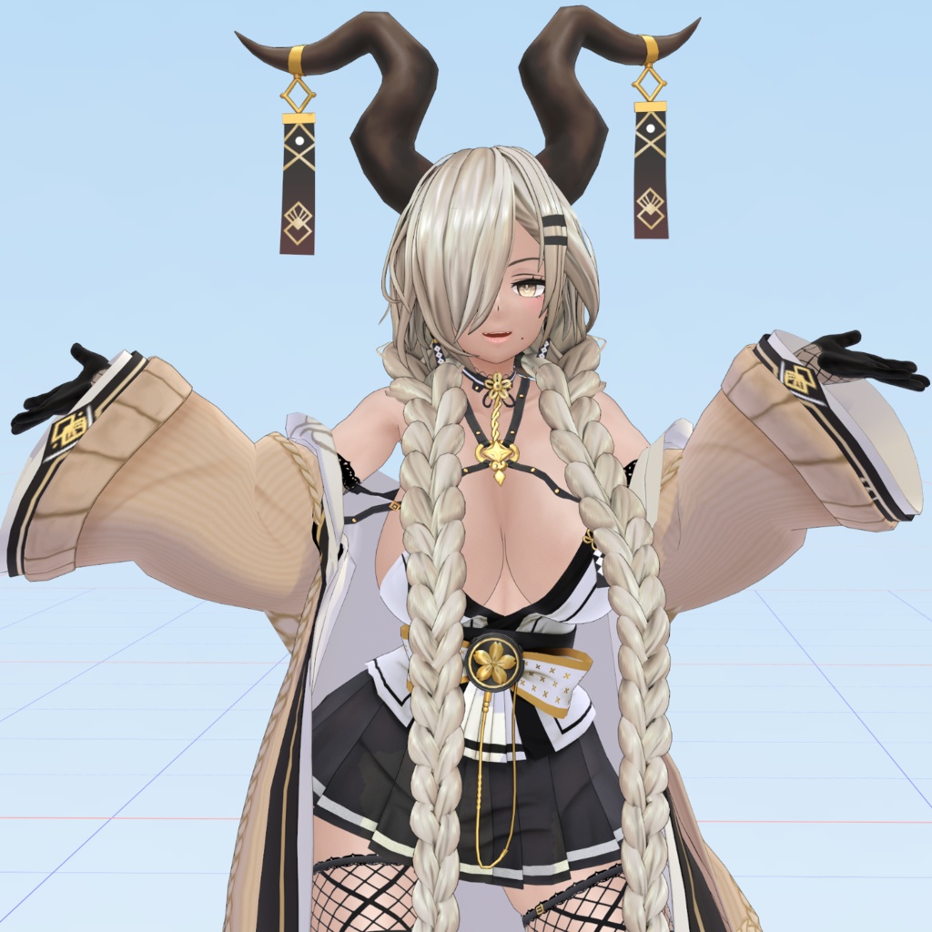 二次創作3Dモデル『おわりのギャル』