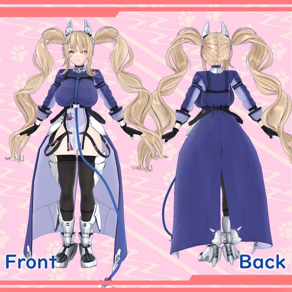 二次創作3Dモデル『常夏のマルチタレント』