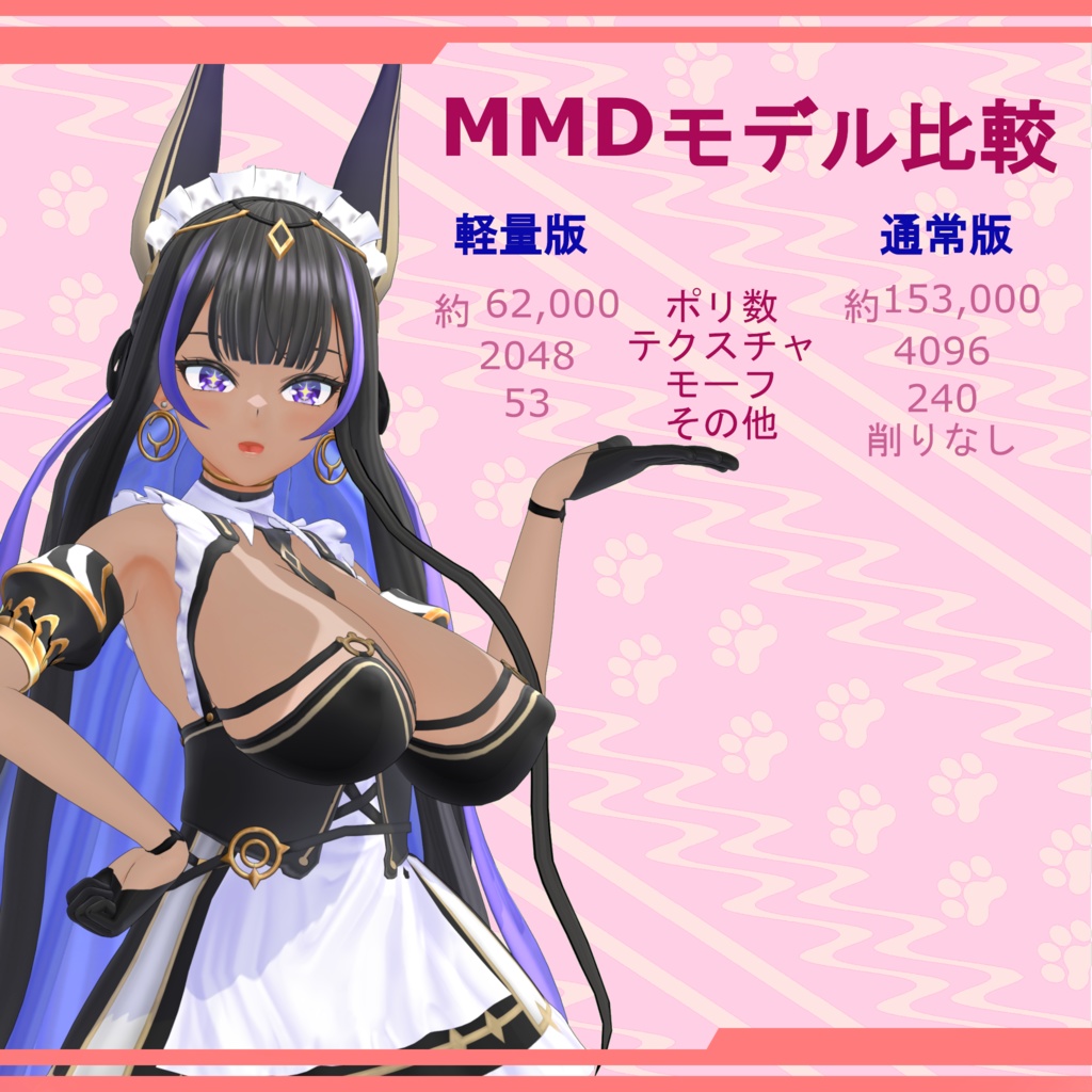 二次創作3Dモデル『CLEOPATRA』