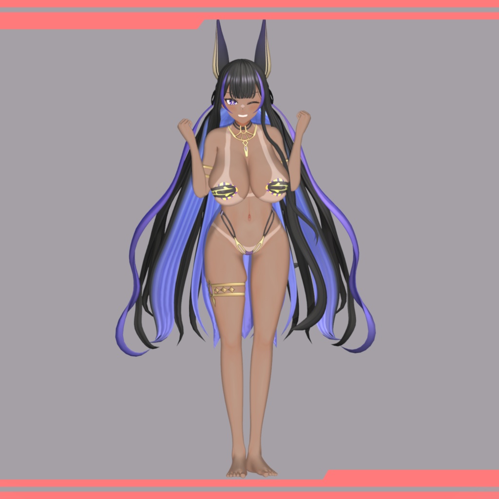 二次創作3Dモデル『CLEOPATRA』