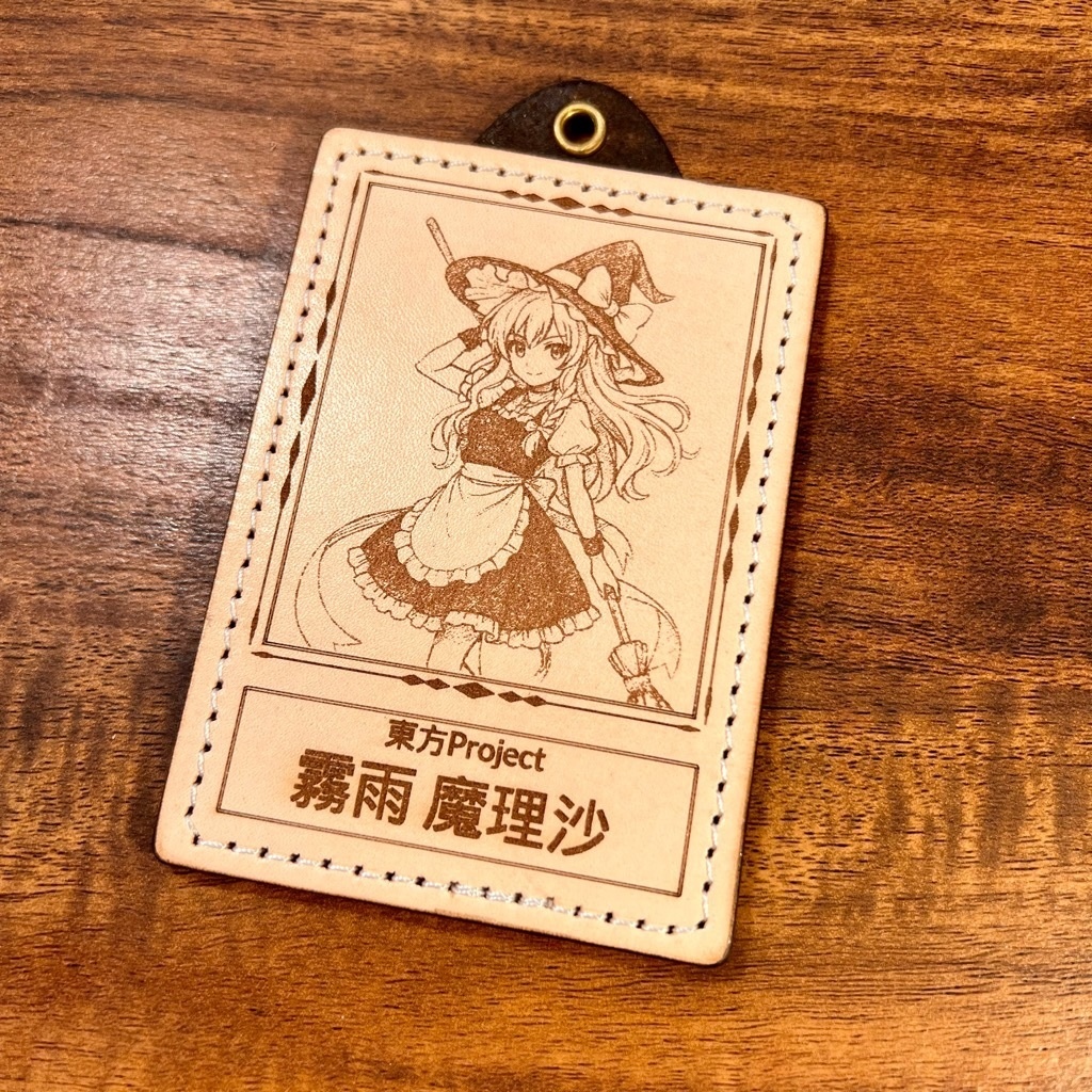 東方Project 霧雨魔理沙のレザーカード&レザースタンド