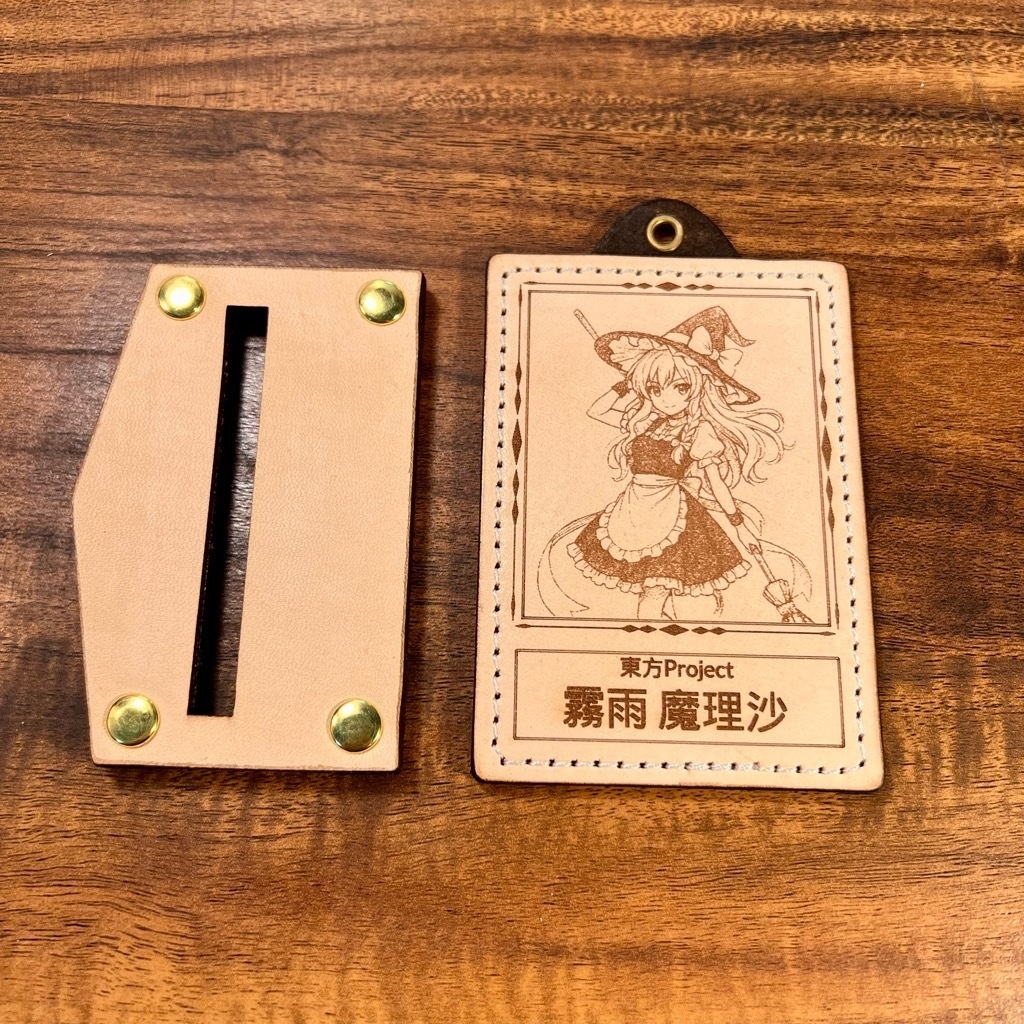 東方Project 霧雨魔理沙のレザーカード&レザースタンド