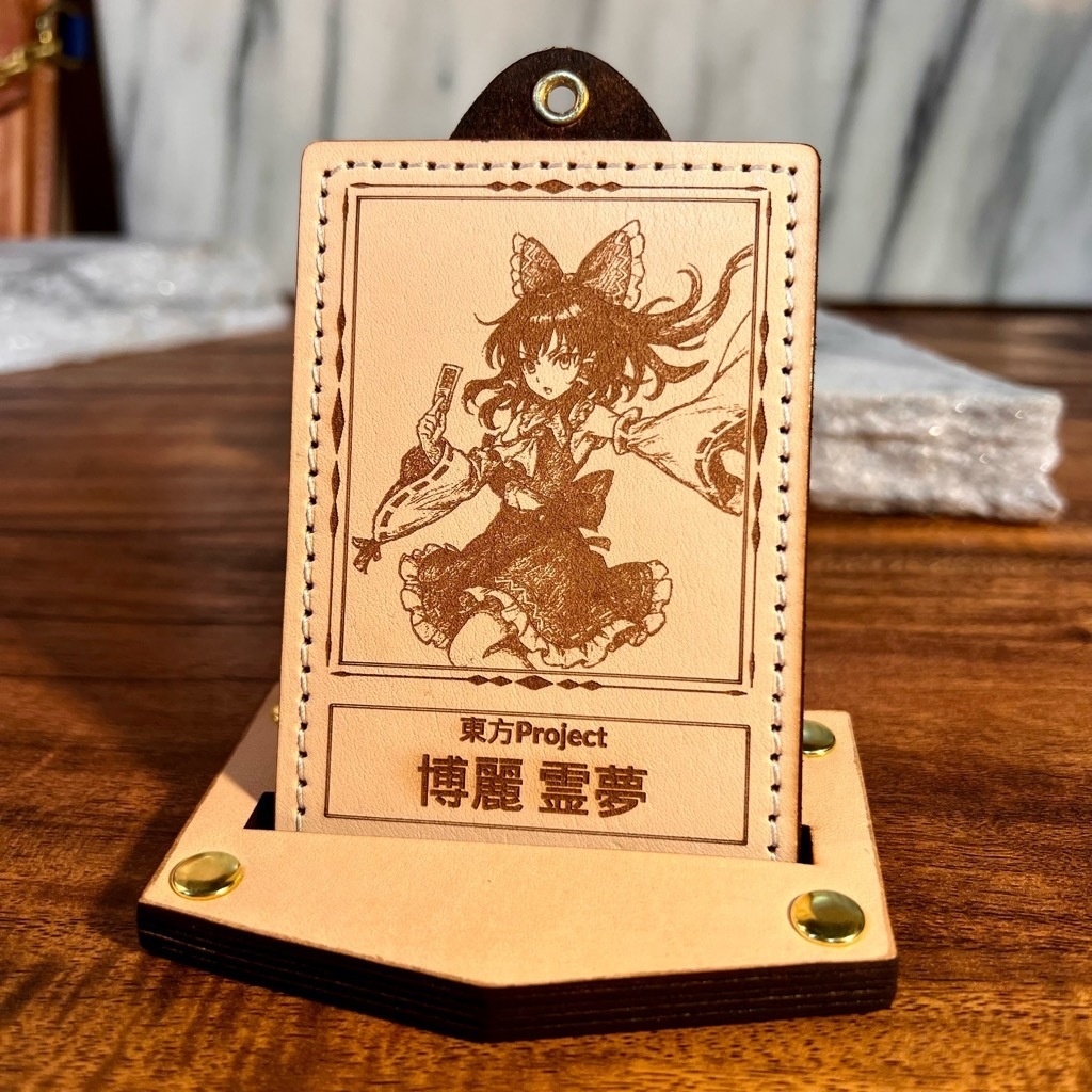 東方Project / 博麗霊夢のレザーカード&レザースタンド