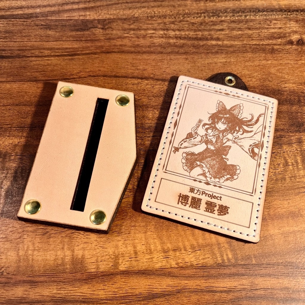 東方Project / 博麗霊夢のレザーカード&レザースタンド