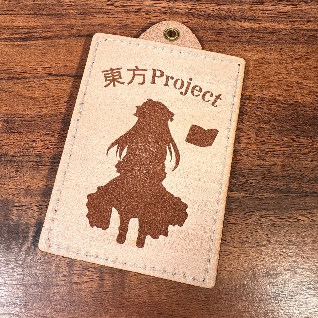 東方Project / パチュリーのミニキャラ立体レザーカード