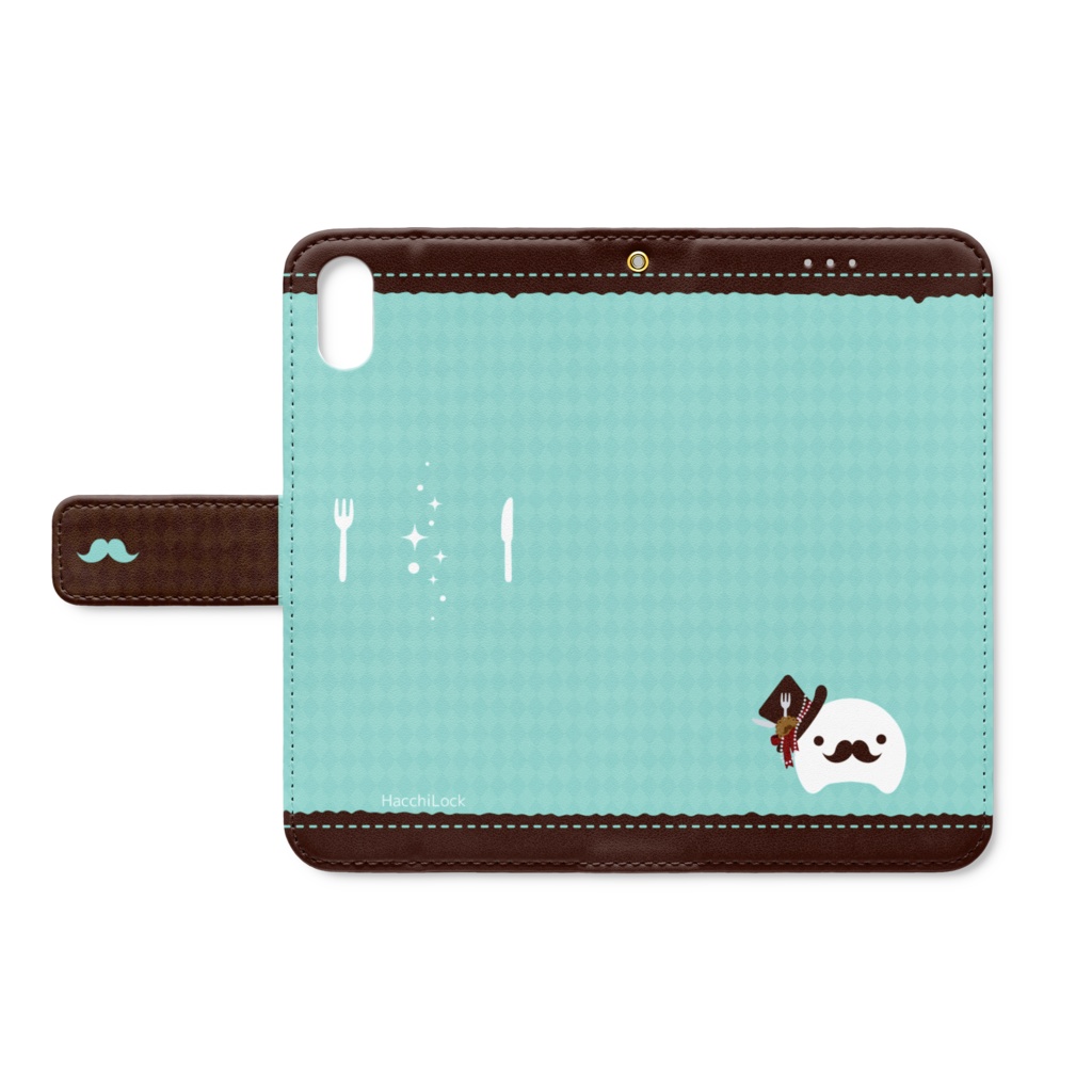 紳歯くんiPhoneケース(チョコミント)