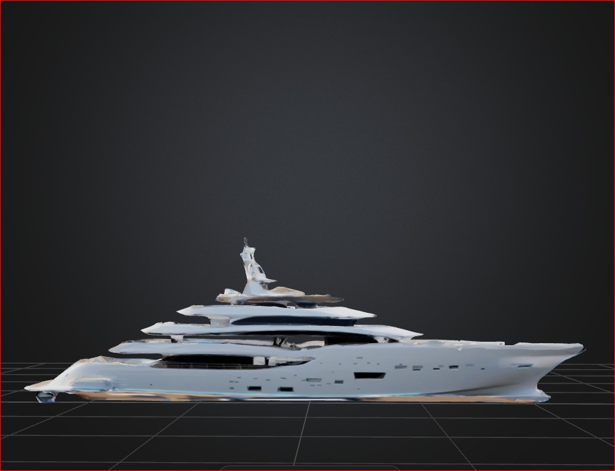 3D ヨット Yacht Model vrchatの場合  3Dモデル vrc