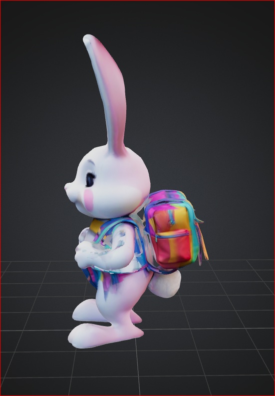 楽しいバニー  バックパックエクスプローラー  3DモデルVRCHAT - dealsshop - 4/4