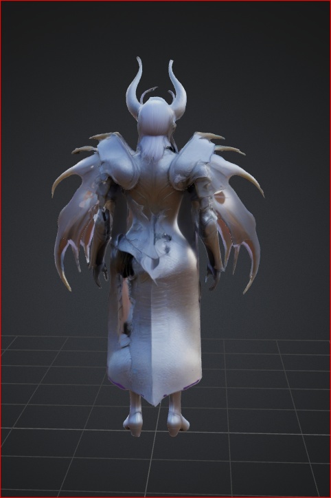 竜装の女騎士メギドナ – VRChatアバター3.0用3Dモデル - dealsshop - 2/3