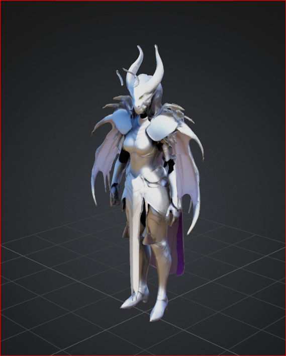 竜装の女騎士メギドナ – VRChatアバター3.0用3Dモデル - dealsshop - 3/3