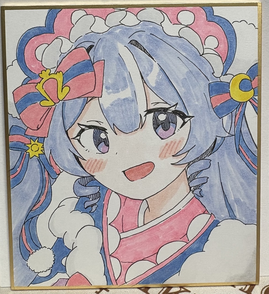 雪ミク2023 色紙