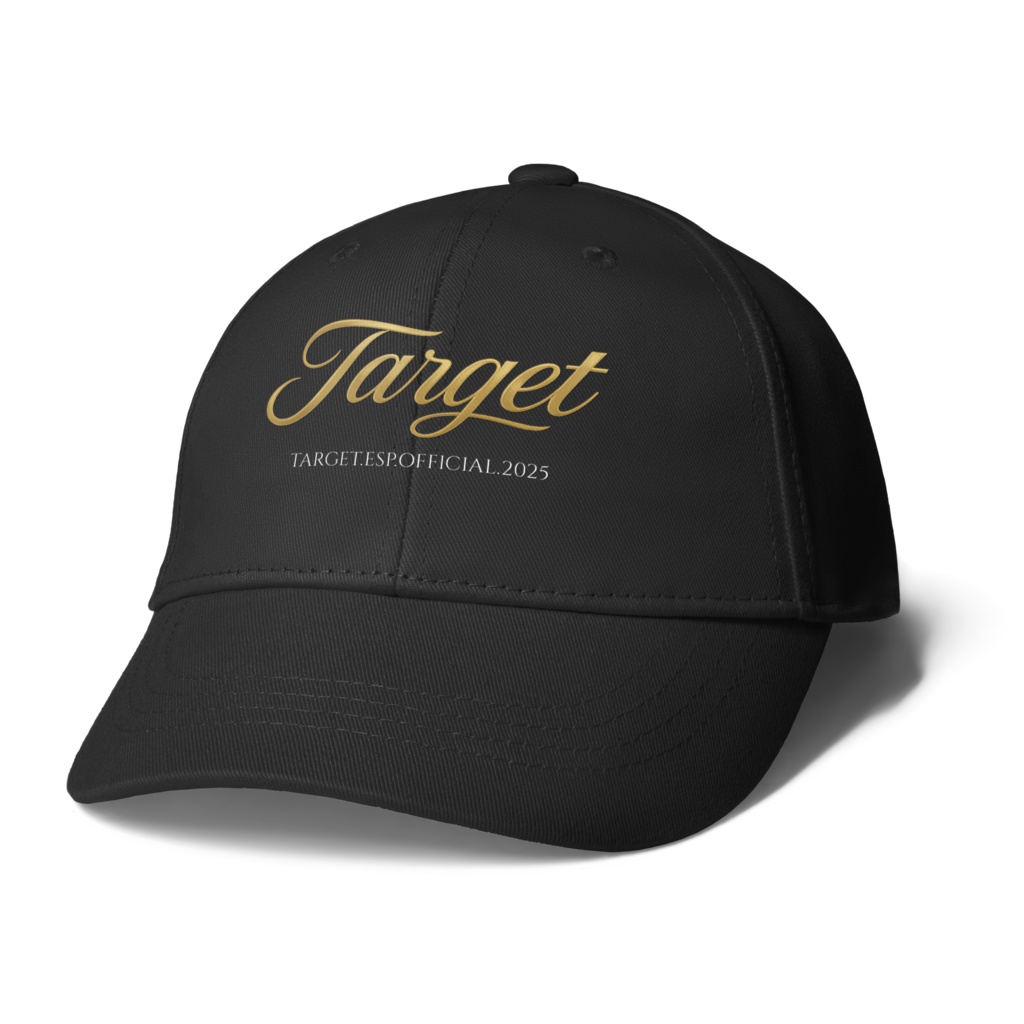 Target e-sports 黒/ネイビーキャップ "Team Logo Model"