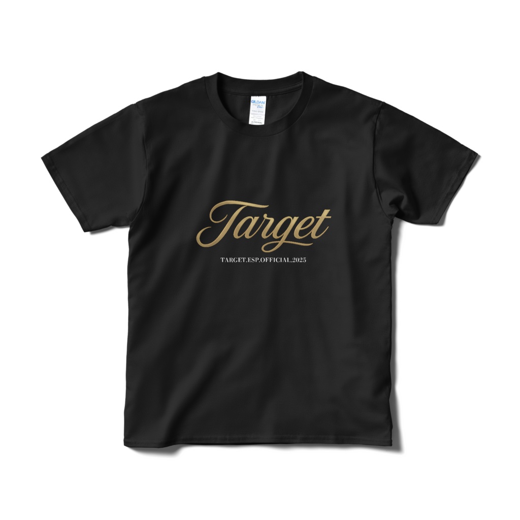 Target e-sports 黒Tシャツ "Team Logo model"