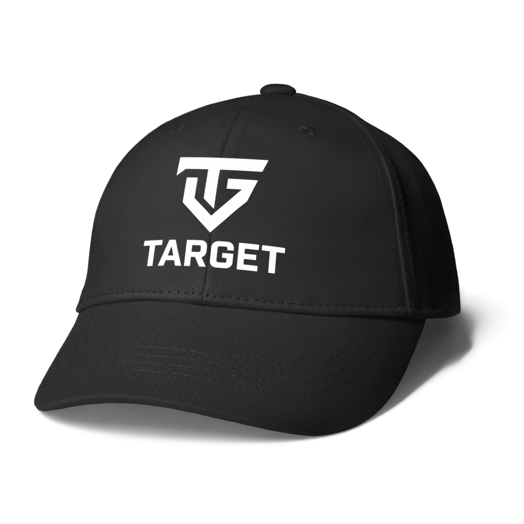 Target e-sports 黒/ネイビーキャップ "TG Logo Model"