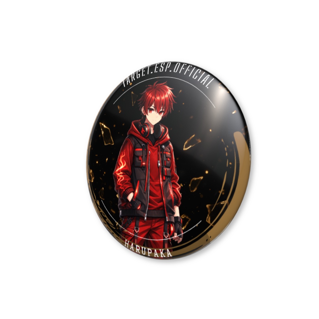 Target e-sports Harupaka缶バッジ(model1)