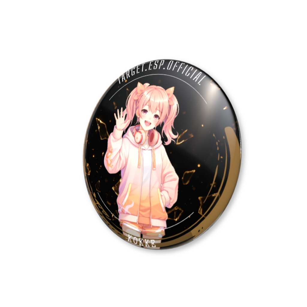 Target e-sports kokke缶バッジ(model1)